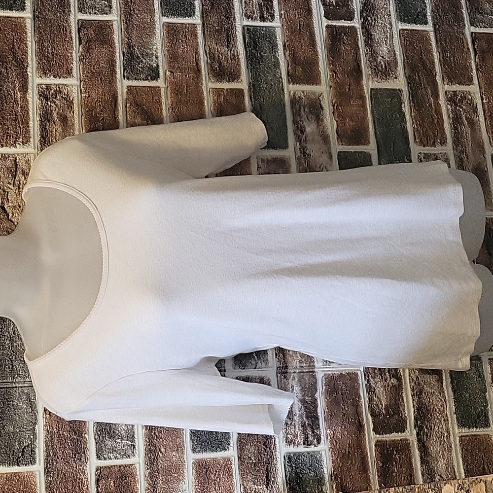 Time and Tru short sleeve white shirt Large 12-14